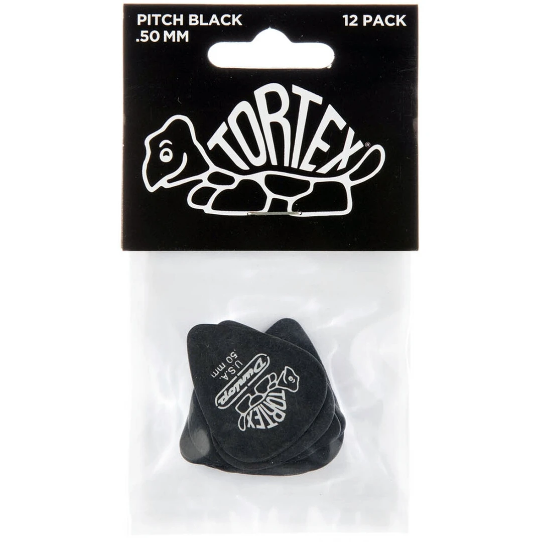 Набор медиаторов Dunlop 488P.50 Tortex Pitch Black Standard .50