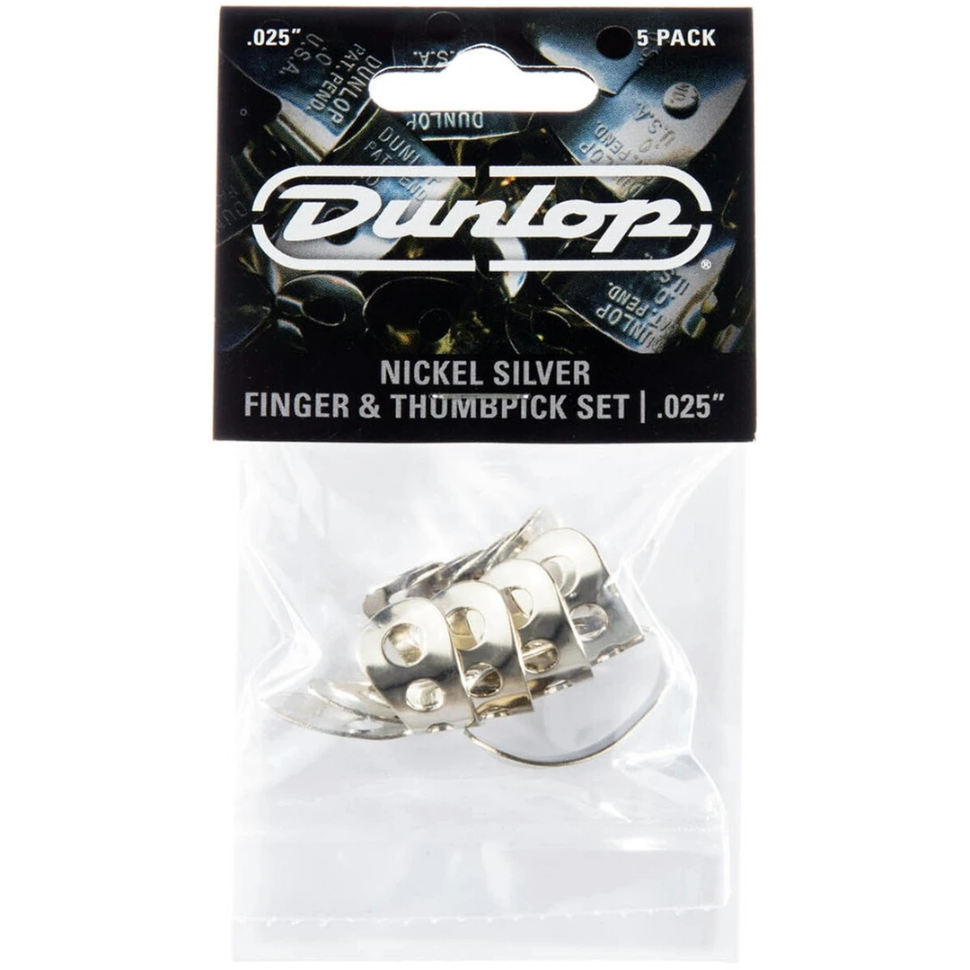 Набор когтей Dunlop 33P.025 Nickel Silver