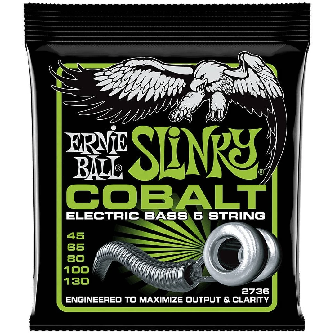 Струны для бас-гитары Ernie Ball 2736 Cobalt 45-130