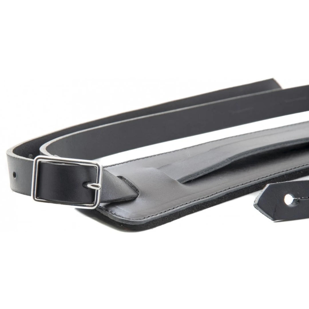 Ремень для гитары RightOn Straps Steady Leathercraft Slim Black