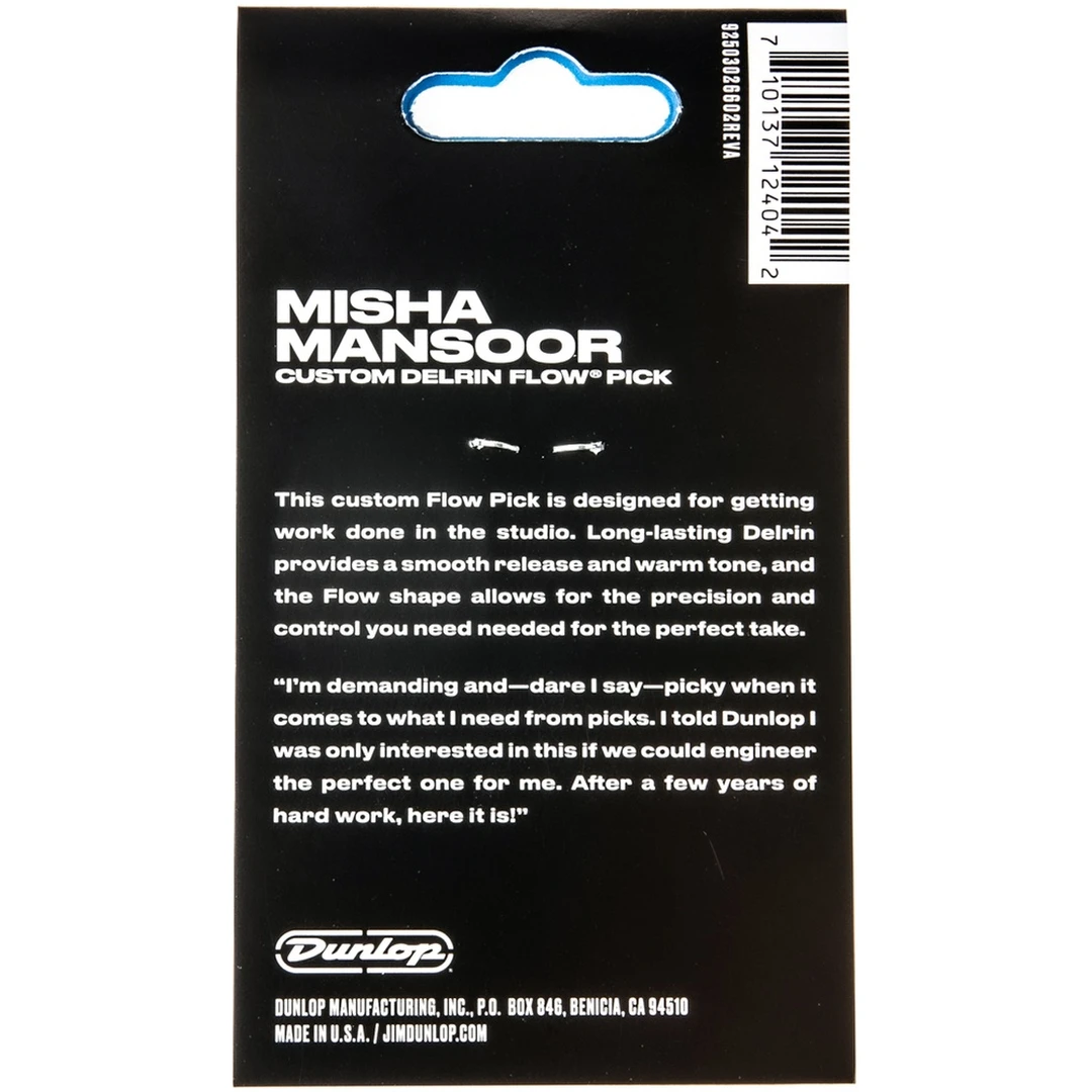 Набор медиаторов Dunlop 573P.73MM Delrin Flow Misha Mansoor Studio .73