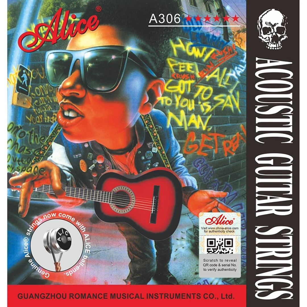 Струна для акустической гитары Alice A306-XL-1