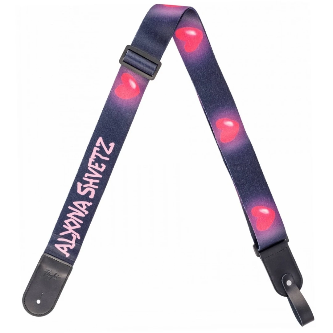 Ремень для гитары Flight FSG-50 Alyona Shvetz Toxic