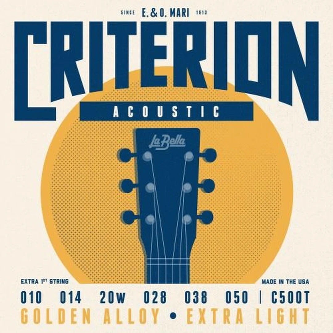 Струны для акустической гитары La Bella C500T