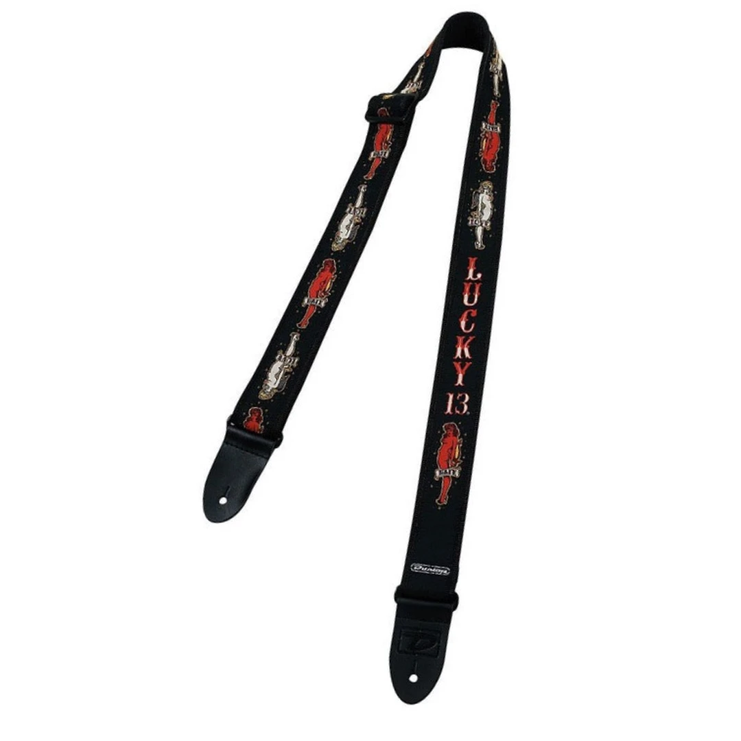 Ремень для гитары Dunlop D38-23LH STRAP L13 LOVE/HATE