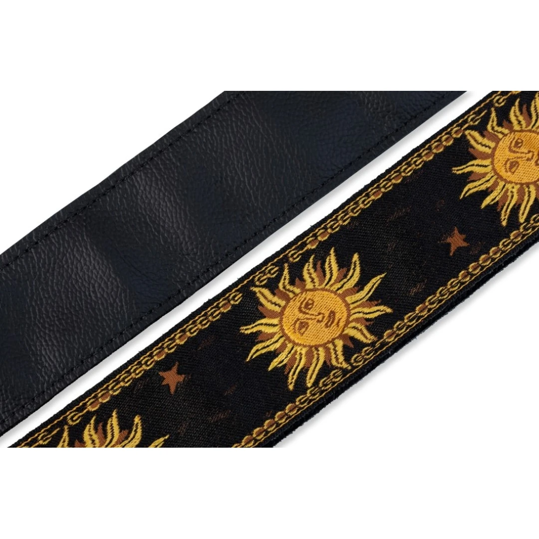 Ремень для гитары Levy's MPJG-SUN-BLK