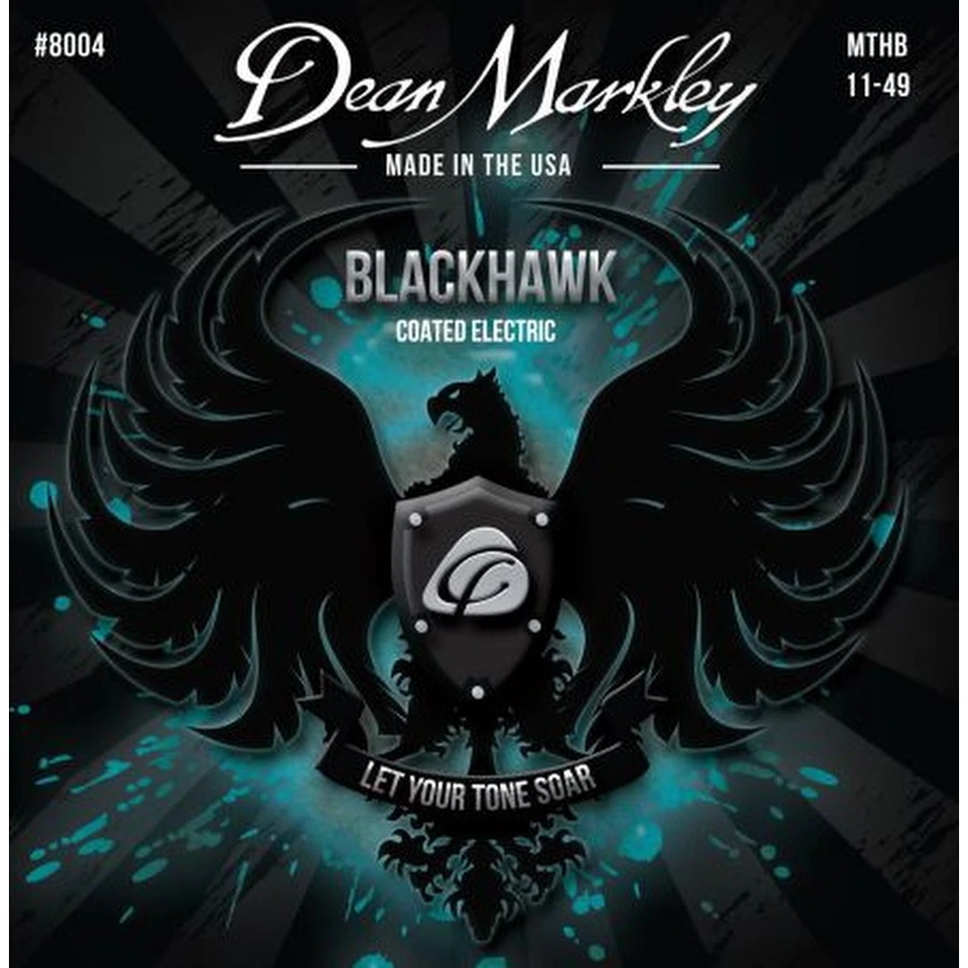 Струны для электрогитары Dean Markley 8004 Blackhawk 11-49