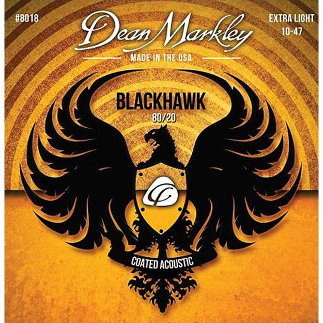 Струны для акустической гитары Dean Markley 8018 Blackhawk 80/20 10-47