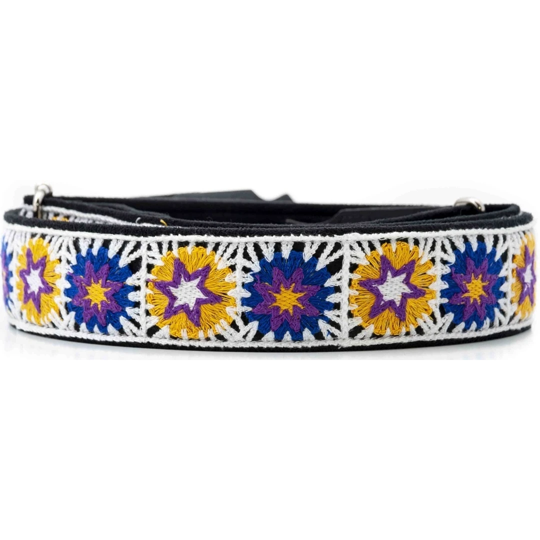 Ремень для гитары RightOn Straps Standard Plus Crochet White