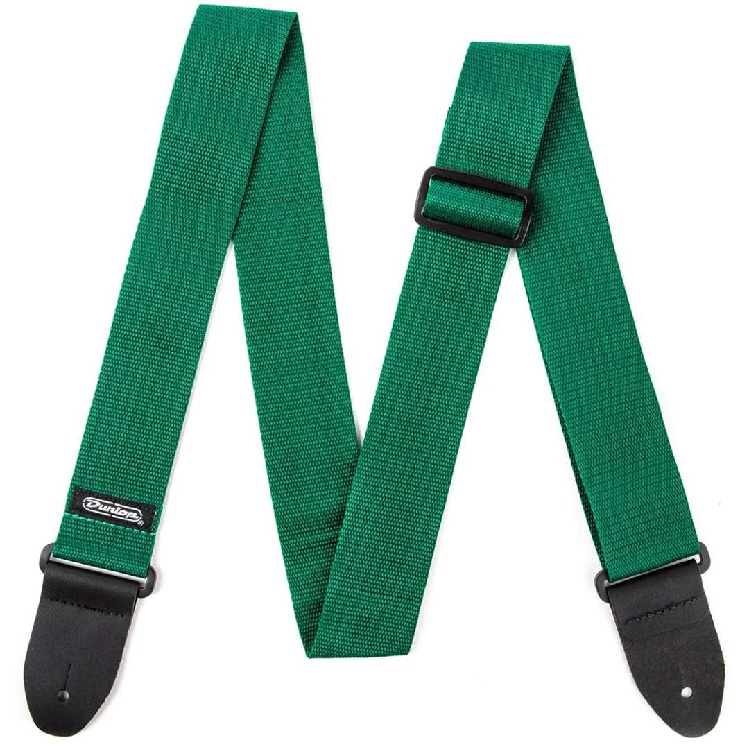 Ремень для гитары Dunlop D07-01RG Poly Strap Green