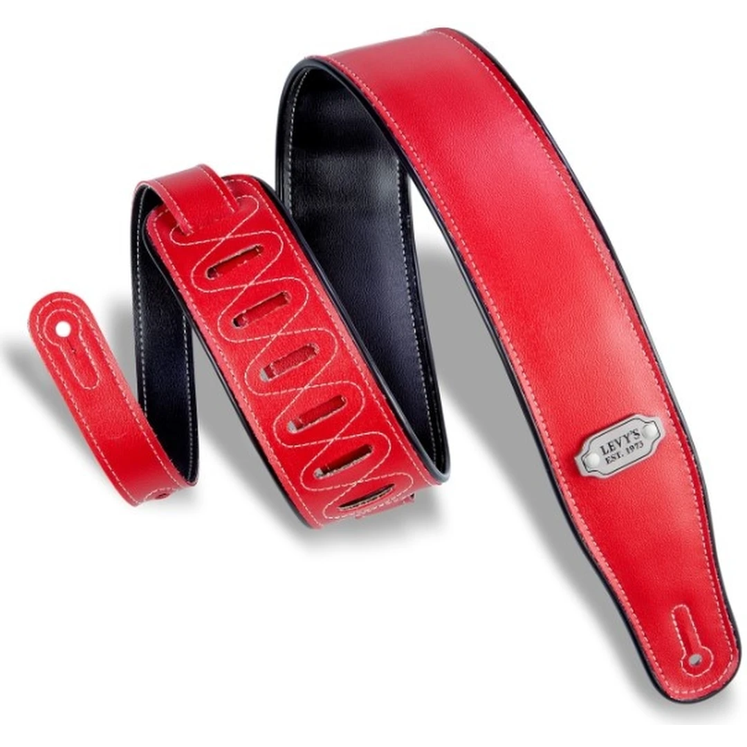 Ремень для гитары Levy's M26VP-RED-BLK