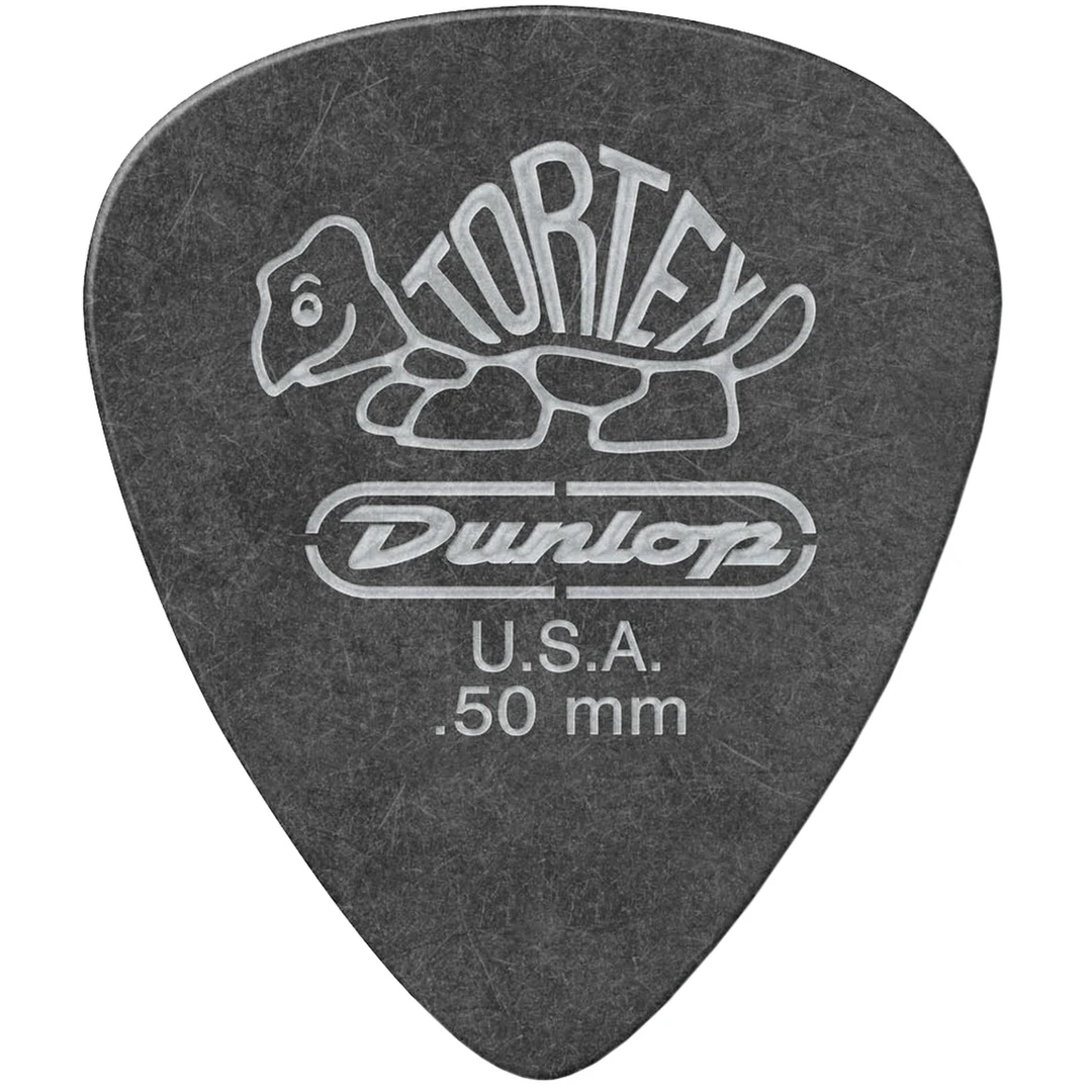 Медиатор Dunlop 488R.50 Tortex Pitch Black Standard .50