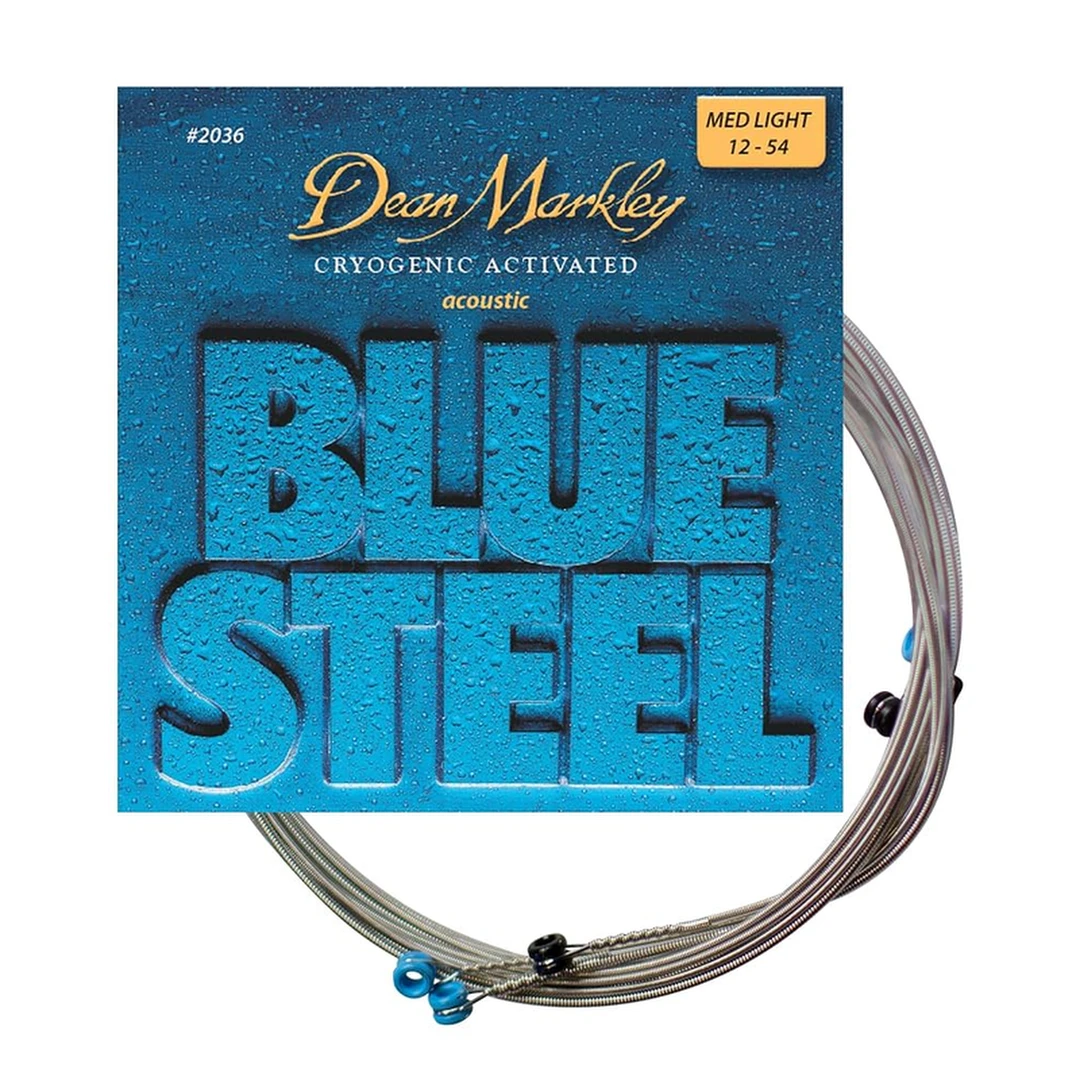 Струны для акустической гитары Dean Markley 2036-3PK Blue Steel