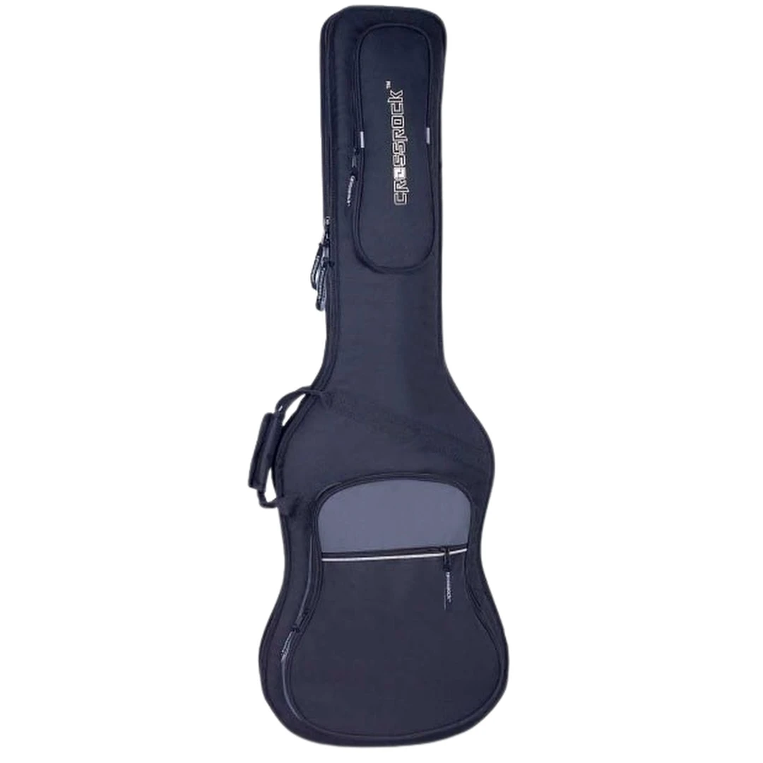 Чехол для бас-гитары Crossrock CRSG206BBKGY