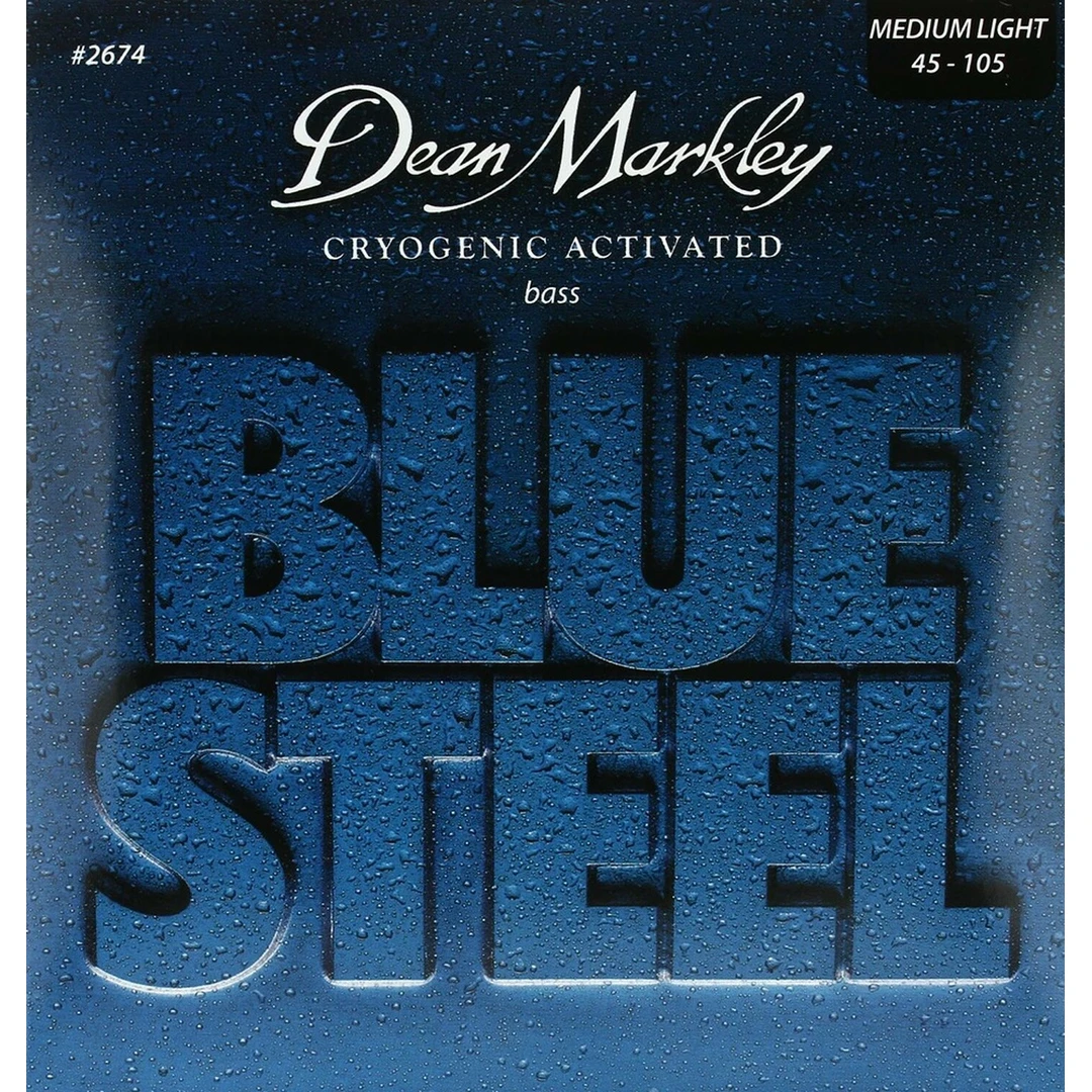 Струны для бас-гитары Dean Markley 2674A Blue Steel NPS 45-105