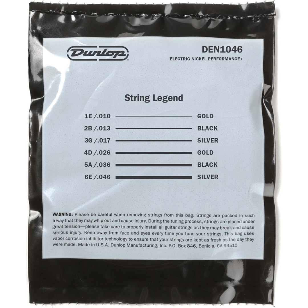 Струны для электрогитары Dunlop 3PDEN1046 10-46