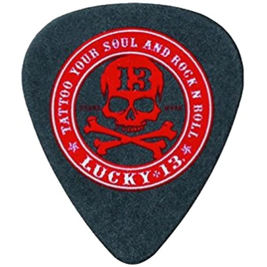 Медиатор Dunlop L12R1.0 Lucky 13 Rock n Roll 1.0