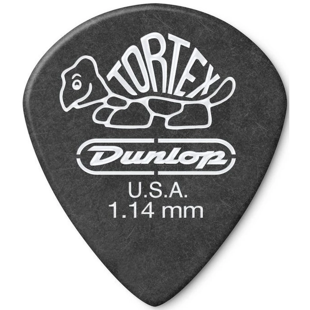 Медиатор Dunlop 482R1.14 Tortex Pitch Black Jazz III 1.14