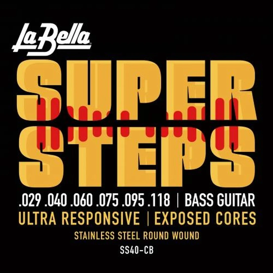 Струны для бас-гитары La Bella SS40-CB 29-118