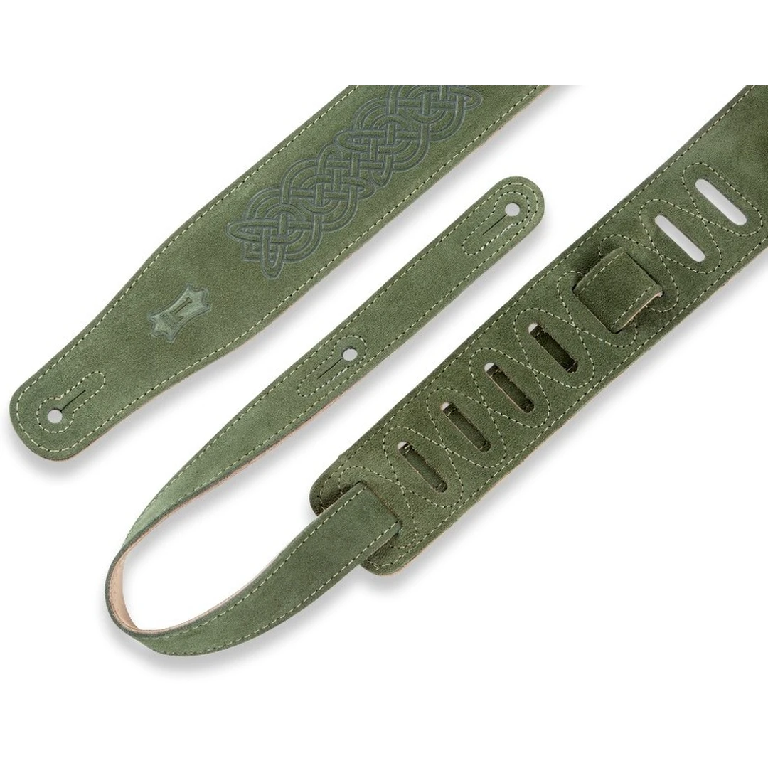 Ремень для гитары Levy's MS26CK-GRN