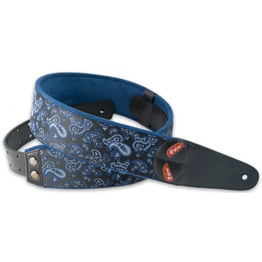 Ремень для гитары RightOn Straps Steady Mojo Paisley Blue
