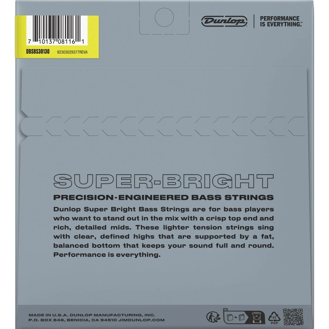 Струны для бас-гитары Dunlop DBSBS30130 30-130