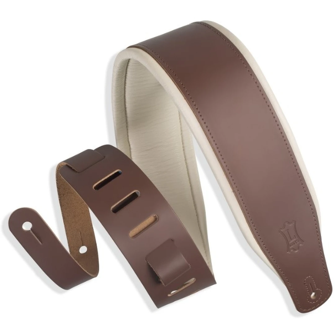 Ремень для гитары Levy's M26PD-BRN-CRM