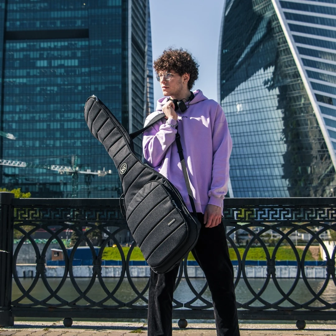 Чехол для бас-гитары Bagandmusic Bass Casual Plus BM1174