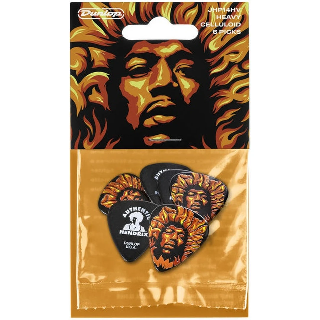 Набор медиаторов Dunlop JHP14HV Hendrix Voodoo Fire