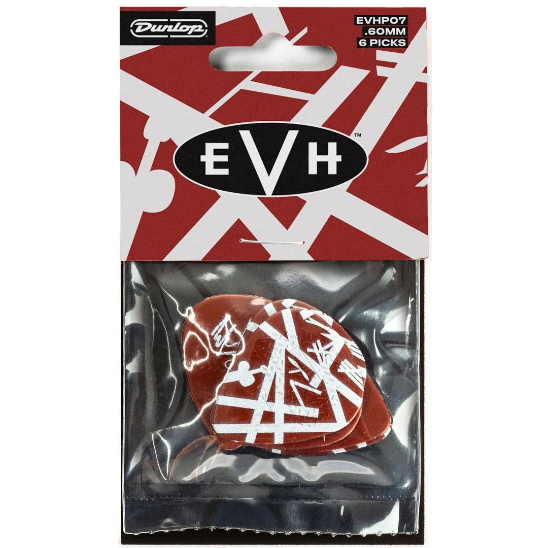 Набор медиаторов Dunlop EVHP07 EVH Shark Guitar Max-Grip 0.60