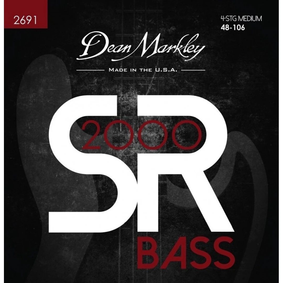 Струны для бас-гитары Dean Markley 2691 SR2000 48-106