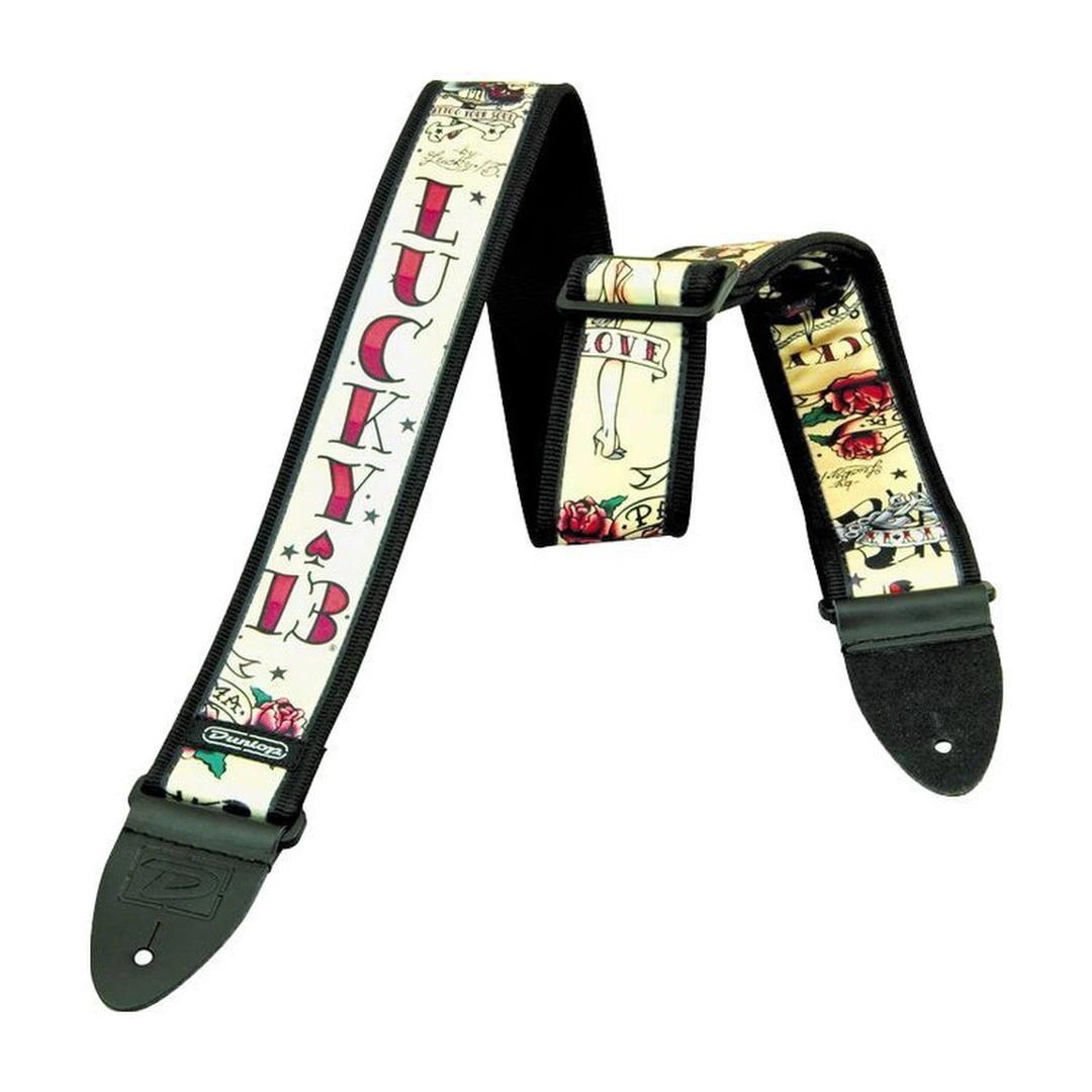 Ремень для гитары Dunlop D38-22LO STRAP L13 OLD TAT