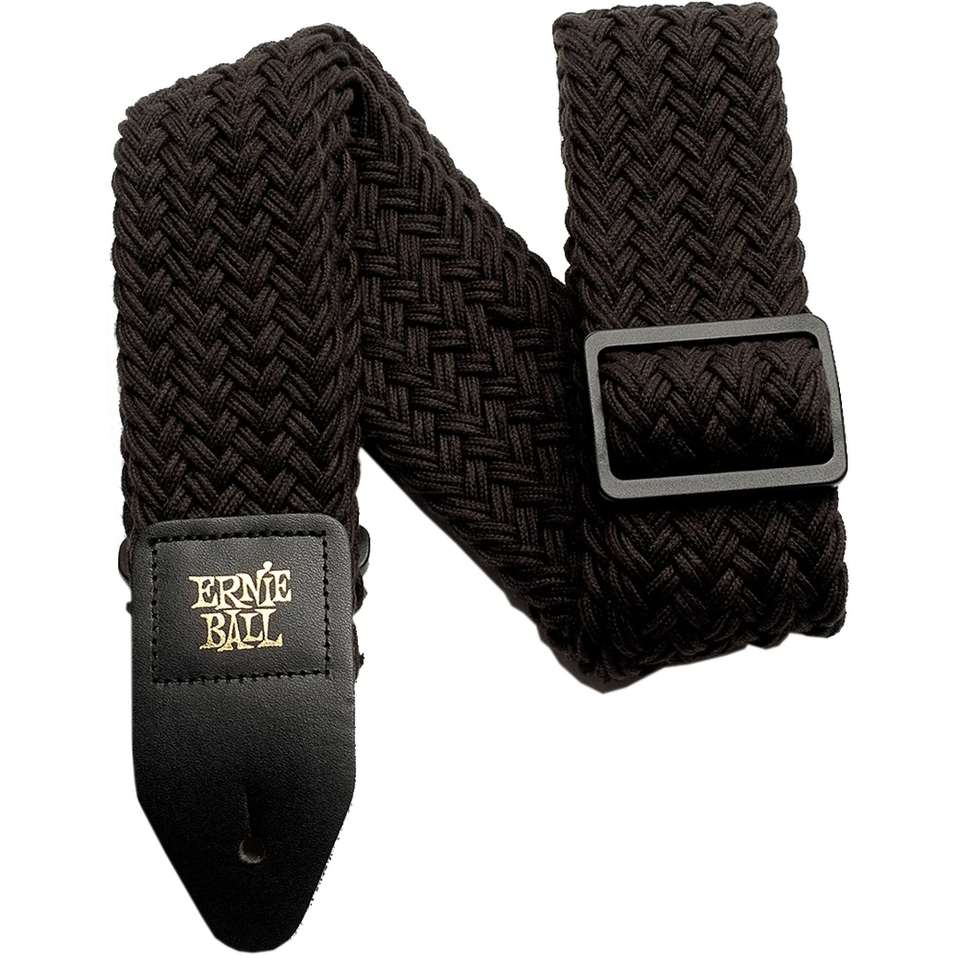 Ремень для гитары Ernie Ball Polyspun Raven Black P04148