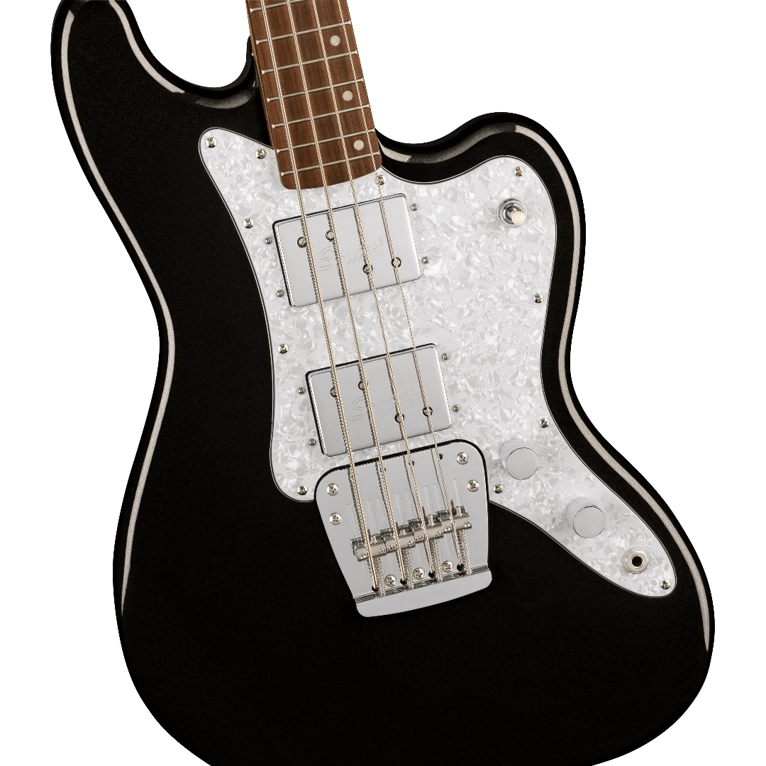 Бас-гитара Fender Squier Paranormal Rascal Bass HH LRL WPPG Metallic Black
