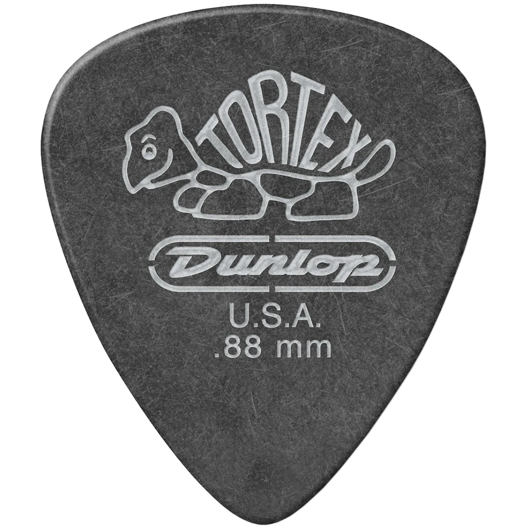 Медиатор Dunlop 488R.88 Tortex Pitch Black Standard .88