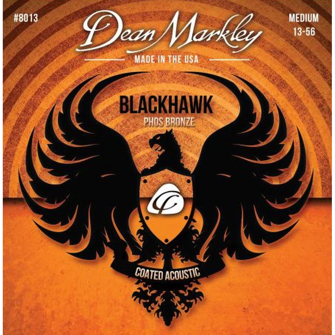 Струны для акустической гитары Dean Markley 8013 Blackhawk Pure Bronze 13-56