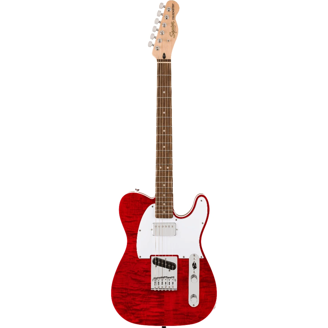 Электрогитара Fender Squier Affinity Telecaster FMT SH LRL WPG Crimson Red Transparent