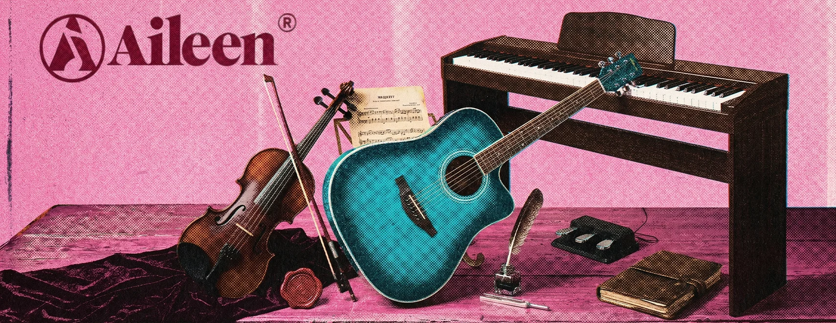 Баннер музыкальных инструментов