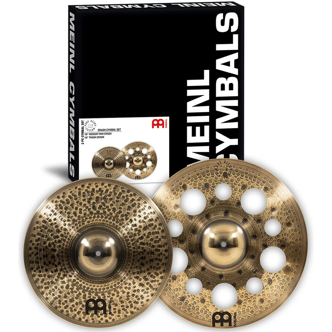 Комплект тарелок Meinl Pure Alloy Custom Crash PAC1618