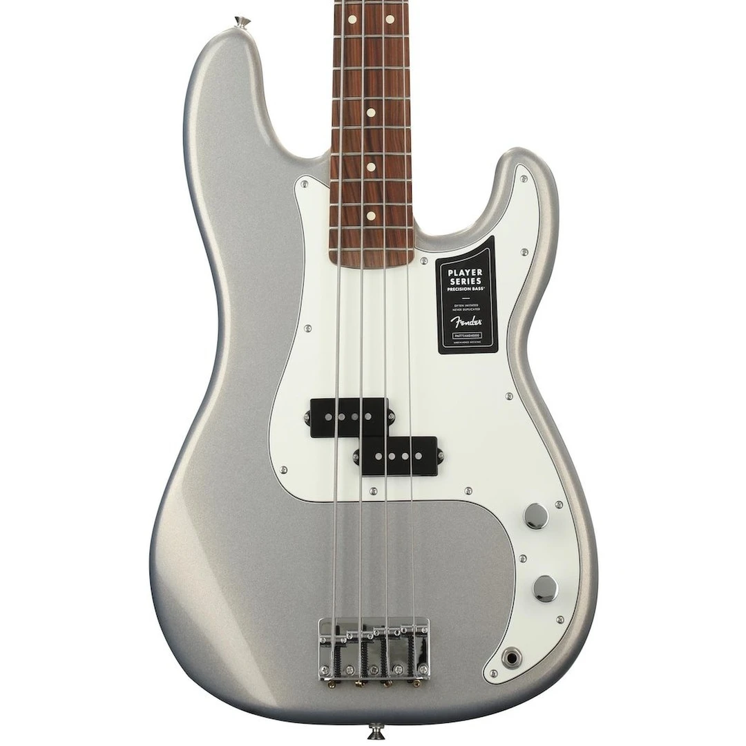 Бас-гитара Fender Player Precision Bass PF Silver