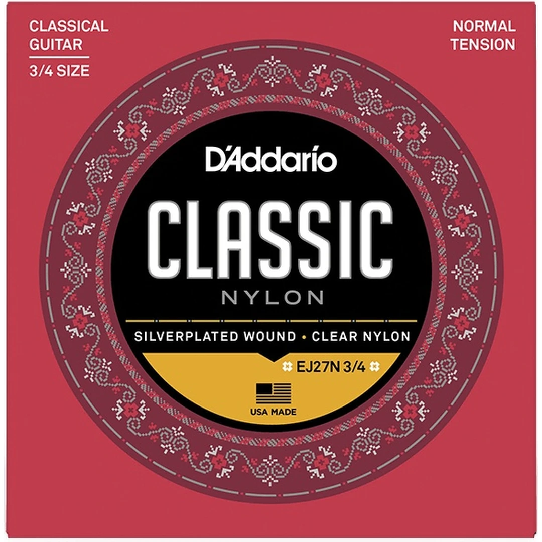 Струны для классической гитары D'Addario EJ27N 3/4