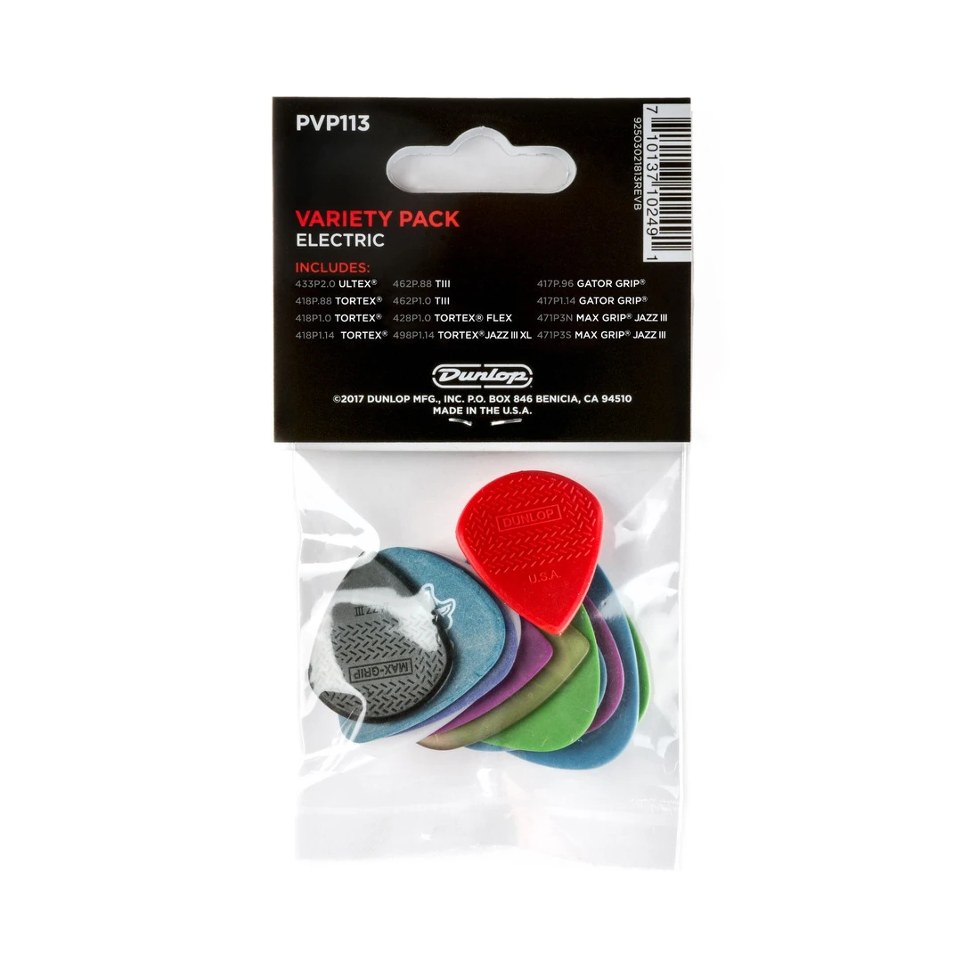 Набор медиаторов Dunlop PVP113 Electric Guitar Pick Variety Pack