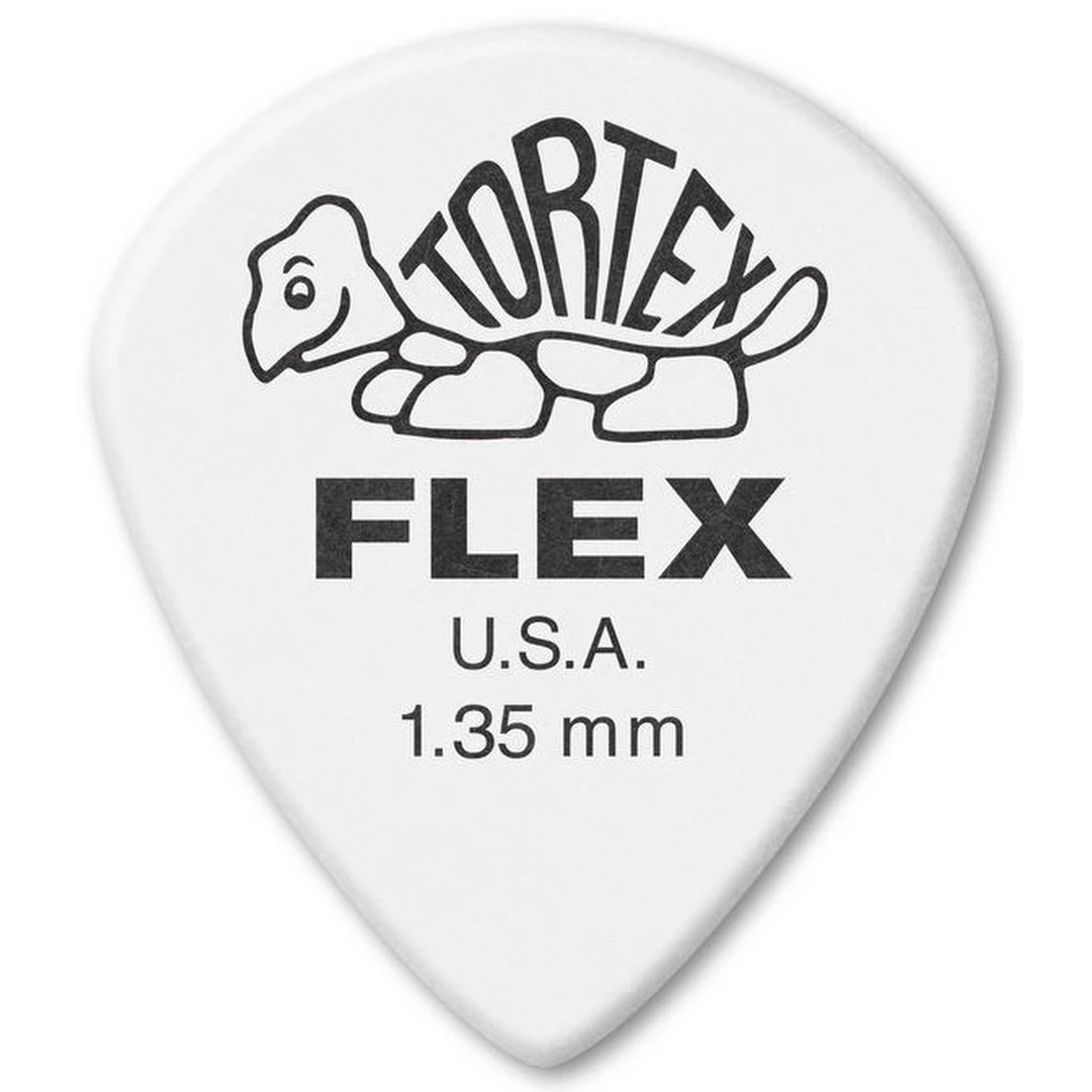 Медиатор Dunlop 466R1.35 Tortex Flex Jazz III XL 1.35