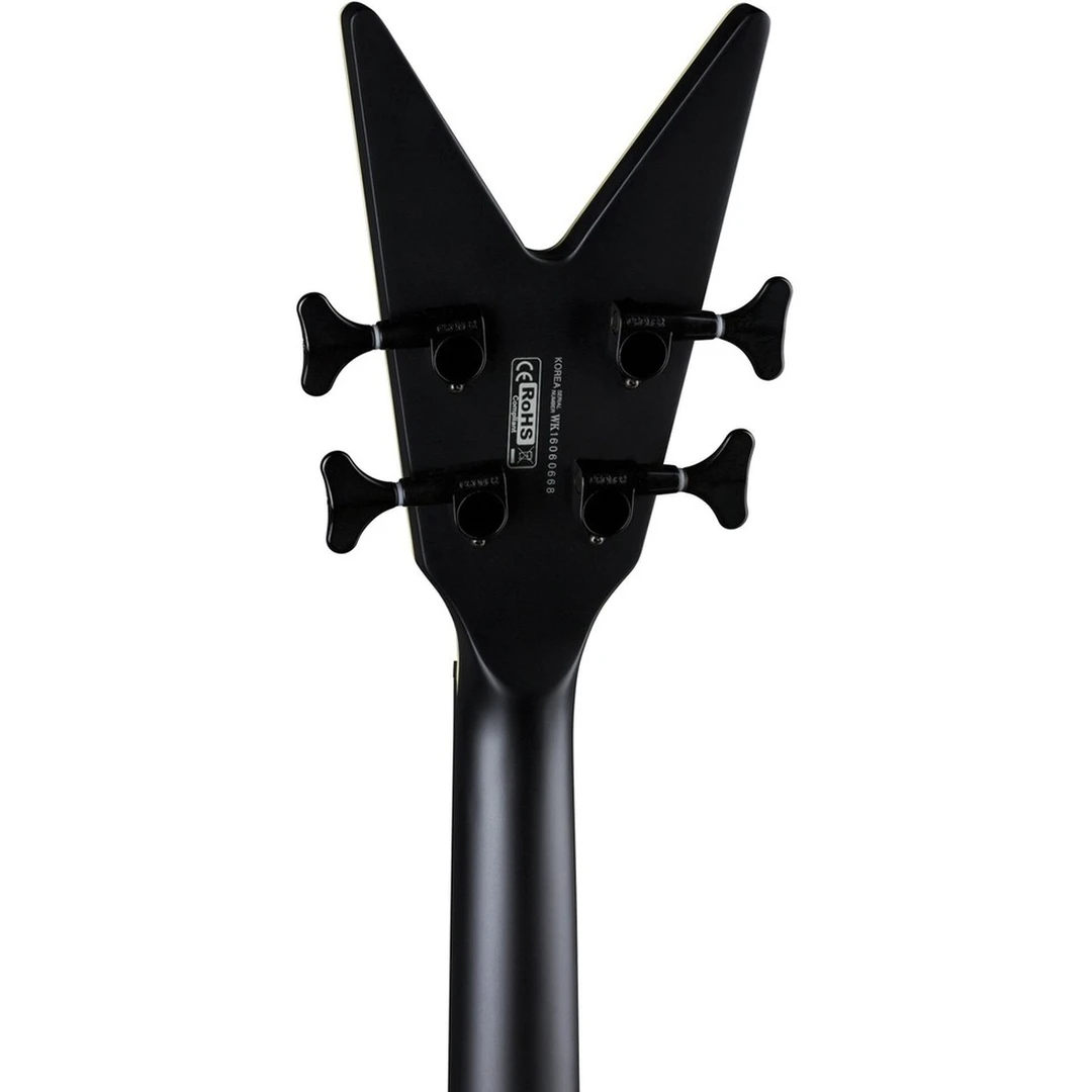 Бас-гитара Dean V Stealth Bass Black Satin w/EMG