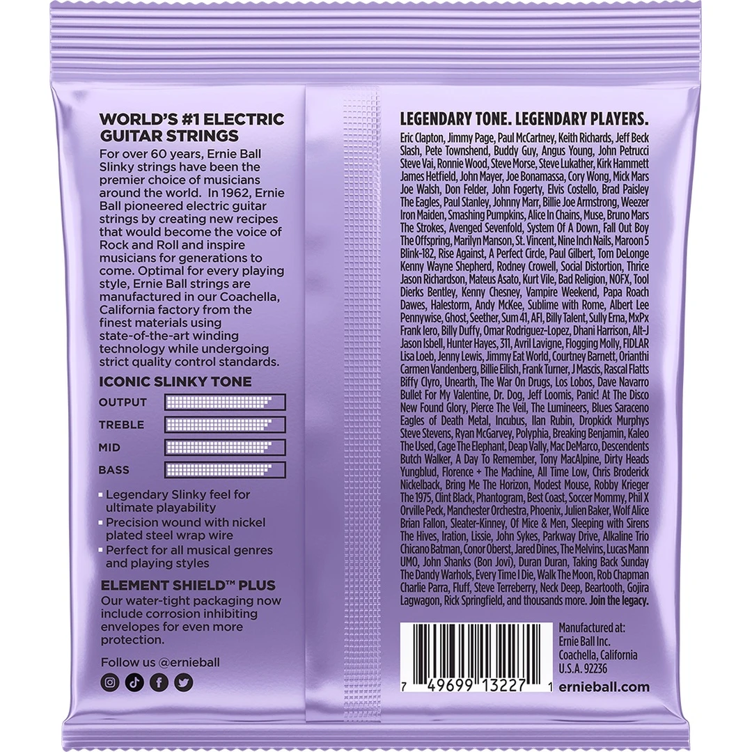 Струны для электрогитары Ernie Ball 3227 10-48