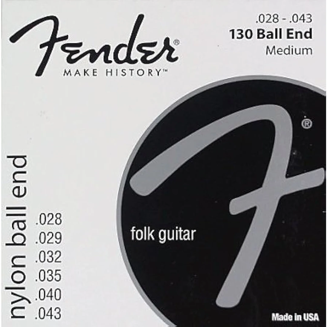 Струны для классической гитары Fender 130 CLR/SLVR Ball End