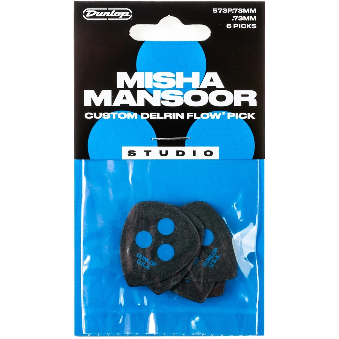 Набор медиаторов Dunlop 573P.73MM Delrin Flow Misha Mansoor Studio .73