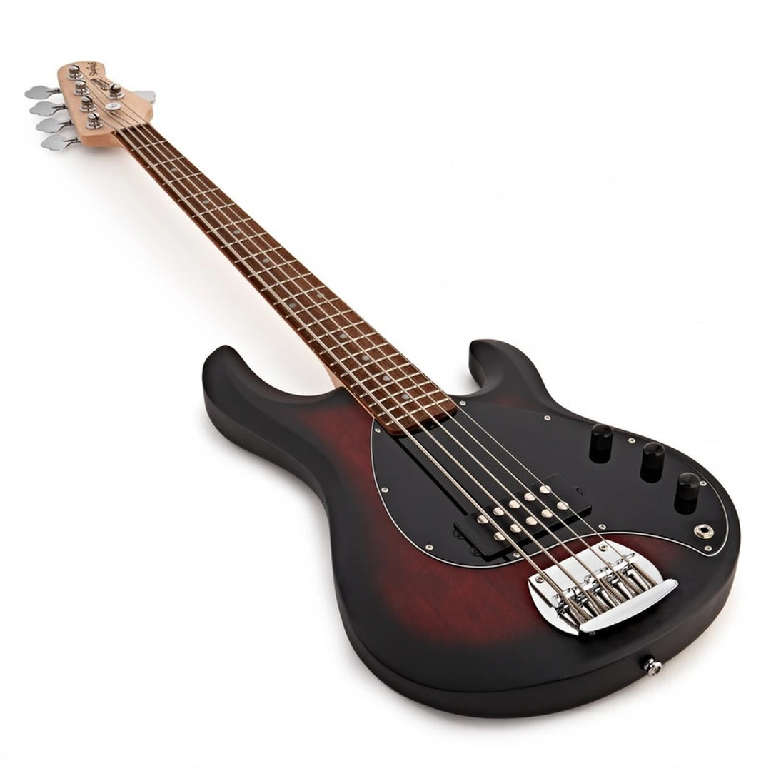 Бас-гитара Sterling by MusicMan StingRay Ray5 Ruby Red Burst Satin