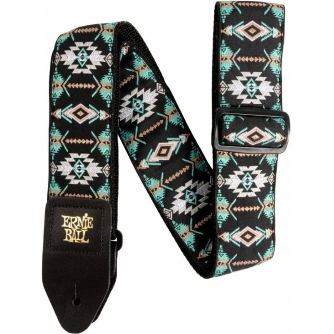 Ремень для гитары Ernie Ball Southwestern Turquoise Jacquard 5325