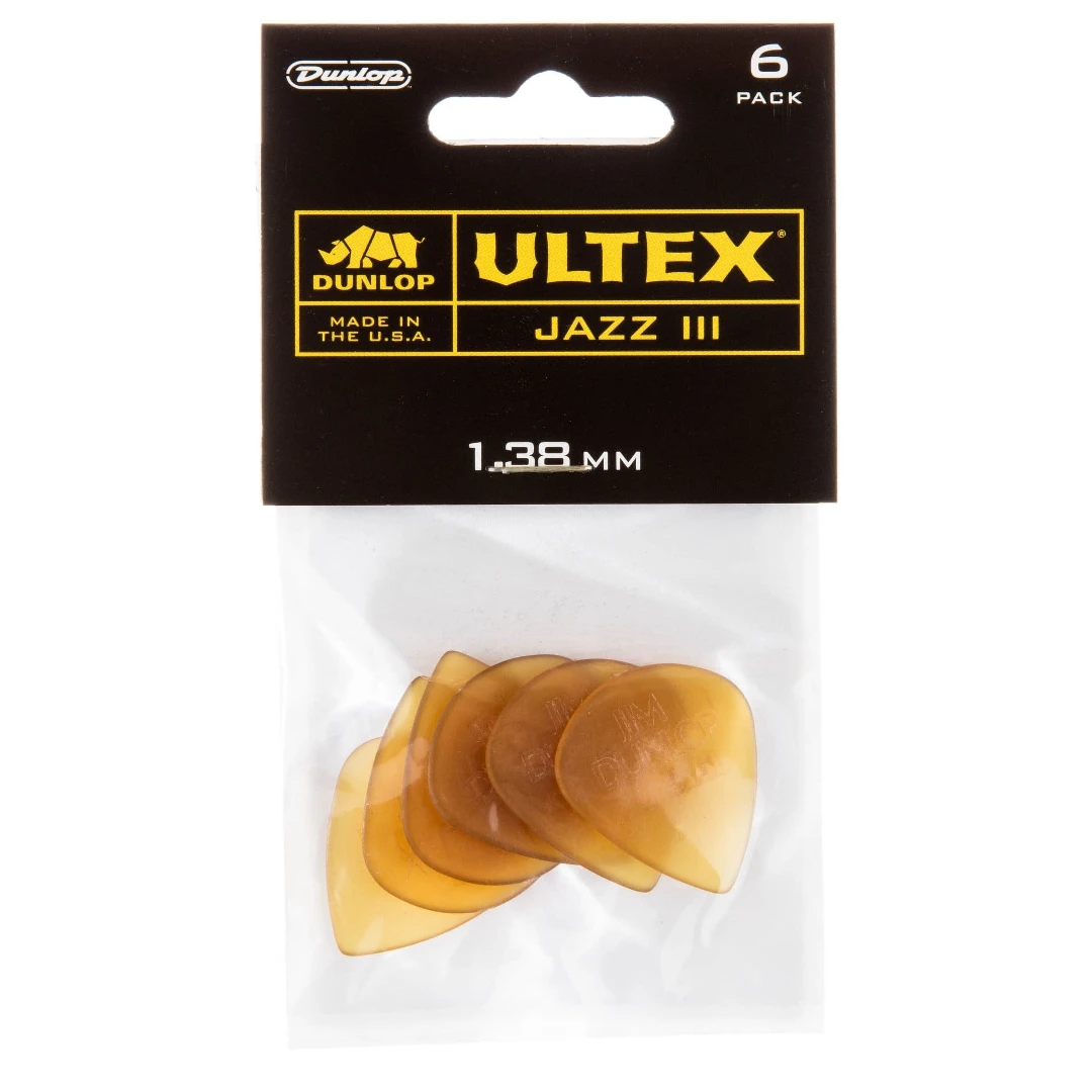 Набор медиаторов Dunlop 427P1.38 Ultex Jazz III